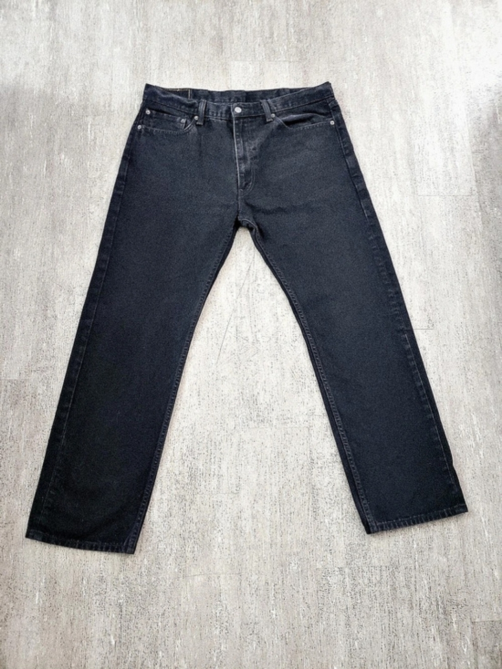 Levi's Vintage Men's 505 Black Jeans 38x32